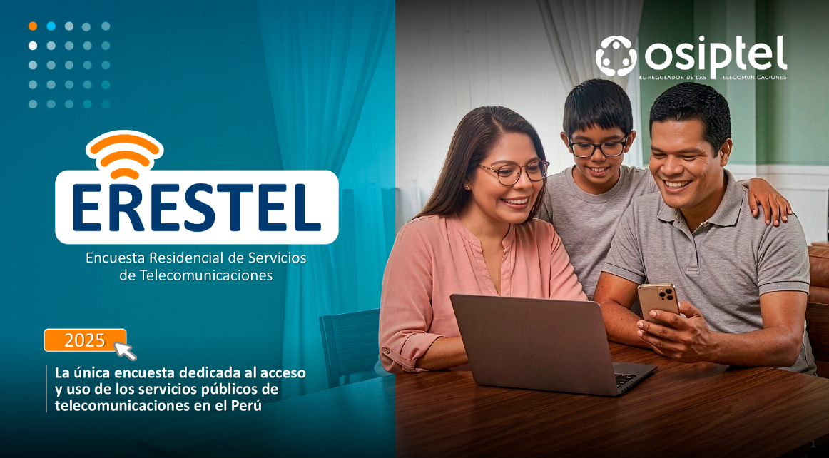 Encuesta Residencial de Servicios de Telecomunicaciones (ERESTEL) 2025